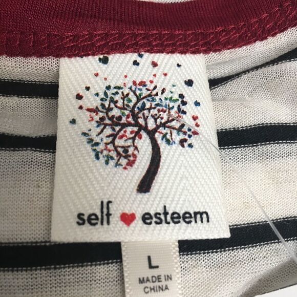 Self Esteem Junior Raglan Long Sleeve TShirt - Picture 4 of 6